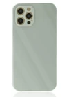 iPhone 12 Pro Kılıf Glass Kapak - Turkuaz