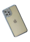 iPhone 12 Pro Kılıf Joke Taşlı Silikon - Mavi