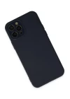iPhone 12 Pro Kılıf Lansman Glass Kapak - Lacivert