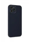 iPhone 12 Pro Kılıf Lansman Glass Kapak - Lacivert