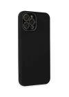 iPhone 12 Pro Kılıf Lansman Glass Kapak - Siyah