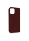 iPhone 12 Pro Kılıf Lansman Legant Silikon - Bordo