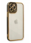 iPhone 12 Pro Kılıf Liva Lens Silikon - Siyah