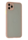 iPhone 12 Pro Kılıf Montreal Silikon Kapak - Pembe