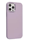 iPhone 12 Pro Max Kılıf Asya Deri Silikon - Lila