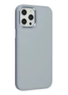 iPhone 12 Pro Max Kılıf Asya Deri Silikon - Sierra Blue