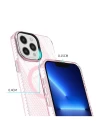 iPhone 12 Pro Max Kılıf Beta Magneticsafe Silikon - Pembe