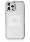 iPhone 12 Pro Max Kılıf Element Silikon - Gümüş