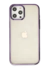 iPhone 12 Pro Max Kılıf Element Silikon - Mor