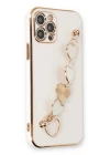iPhone 12 Pro Max Kılıf Esila Silikon - Beyaz