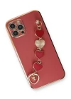 iPhone 12 Pro Max Kılıf Esila Silikon - Kırmızı