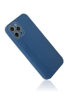 iPhone 12 Pro Max Kılıf Glass Kapak - Mavi