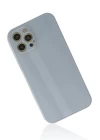 iPhone 12 Pro Max Kılıf Glass Kapak - Sky Blue
