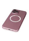 iPhone 12 Pro Max Kılıf Jack Magneticsafe Lens Silikon - Rose Gold