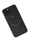 iPhone 12 Pro Max Kılıf Jack Magneticsafe Lens Silikon - Siyah