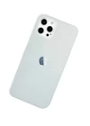 iPhone 12 Pro Max Kılıf Karbon PP Silikon - Şeffaf