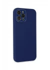 iPhone 12 Pro Max Kılıf Lansman Glass Kapak - Sky Blue