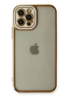 iPhone 12 Pro Max Kılıf Liva Lens Silikon - Beyaz