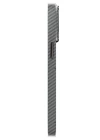 iPhone 12 Pro Max Kılıf Mekanik Magsafe Kapak - Füme - 3