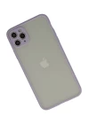 iPhone 12 Pro Max Kılıf Montreal Silikon Kapak - Mor
