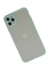 iPhone 12 Pro Max Kılıf Montreal Silikon Kapak - Turkuaz