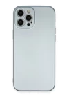 iPhone 12 Pro Max Kılıf Nano içi Kadife Silikon - Sky Blue