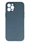 iPhone 12 Pro Max Kılıf PP Ultra İnce Kapak - Mavi