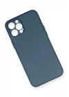 iPhone 12 Pro Max Kılıf PP Ultra İnce Kapak - Mavi