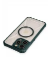 iPhone 12 Pro Max Kılıf Prag Magneticsafe Kapak - Koyu Yeşil