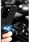 iPhone 12 Pro Max Kılıf Range Yüzüklü Silikon - Kırmızı