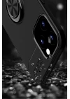 iPhone 12 Pro Max Kılıf Range Yüzüklü Silikon - Kırmızı