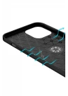 iPhone 12 Pro Max Kılıf Range Yüzüklü Silikon - Kırmızı
