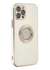 iPhone 12 Pro Max Kılıf Store Silikon - Beyaz