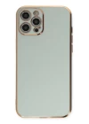 iPhone 12 Pro Max Kılıf Volet Silikon - Açık Yeşil