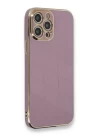 iPhone 12 Pro Max Kılıf Volet Silikon - Mor