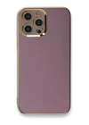 iPhone 12 Pro Max Kılıf Volet Silikon - Mor