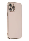 iPhone 12 Pro Max Kılıf Volet Silikon - Pembe