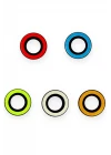 iPhone 12 Pro Neon Fosforlu Kamera Lens - Sarı