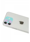 iPhone 12 Rainbow Kamera Lens Koruma Cam - Mor