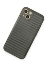 iPhone 13 Kılıf Coco Karbon Silikon - Füme