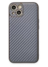 iPhone 13 Kılıf Coco Karbon Silikon - Gri