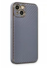 iPhone 13 Kılıf Coco Karbon Silikon - Gri