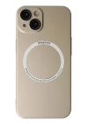 iPhone 13 Kılıf Jack Magneticsafe Lens Silikon - Gold