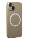 iPhone 13 Kılıf Jack Magneticsafe Lens Silikon - Gold
