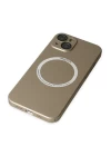 iPhone 13 Kılıf Jack Magneticsafe Lens Silikon - Gold