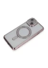 iPhone 13 Kılıf Joke Simli Magneticsafe Kılıf - Pembe