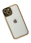 iPhone 13 Kılıf Liva Lens Silikon - Siyah