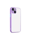 iPhone 13 Kılıf Montreal Silikon Kapak - Mor