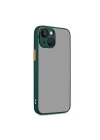 iPhone 13 Kılıf Montreal Silikon Kapak - Yeşil