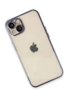iPhone 13 Kılıf Razer Lensli Silikon - Mor